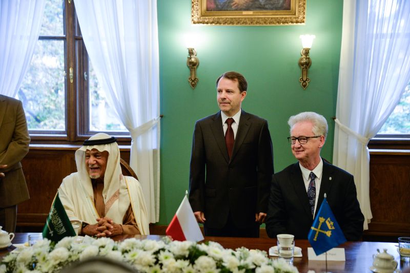 JKW Książę Turki Al Faisal z wizytą na Uniwersytecie Jagiellońskim